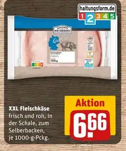 REWE DE XXL Fleischkäse, EUR 6.66 tilbud