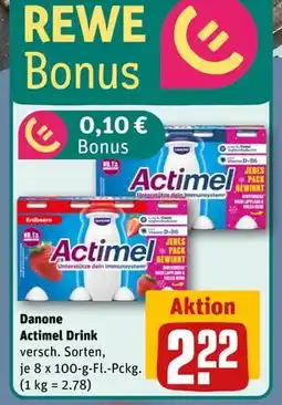 REWE DE Danone Actimel Drink, EUR 2.22 tilbud
