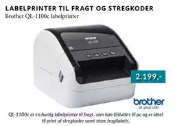 CBC Brother QL-1100c labelprinter tilbud