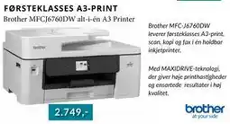 CBC Brother MFCJ6760DW alt-i-én A3 Printer tilbud
