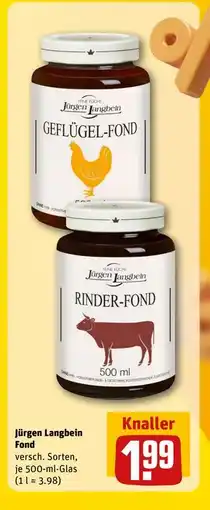 REWE DE Jürgen Langbein Fond, EUR 1.99 tilbud