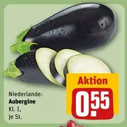 REWE DE Aubergine, EUR 0.55 tilbud