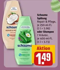 REWE DE Schauma Spülung oder Shampoo, EUR 1.49 tilbud