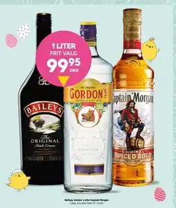 BorderShop Baileys, Gordon´s eller Captain Morgan tilbud