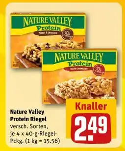 REWE DE Nature Valley Protein Riegel, EUR 2.49 tilbud