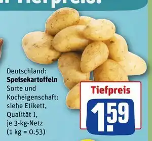 REWE DE Speisekartoffeln, EUR 1.59 tilbud