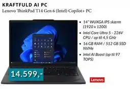 CBC Lenovo ThinkPad T14 Gen 6 (Intel) Copilot+ PC tilbud