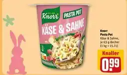 REWE DE Knorr Pasta Pot, EUR 0.99 tilbud