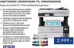 CBC Epson EcoTank ET-5150 multifunktionsprinter tilbud