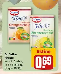 REWE DE Dr. Oetker Finesse, EUR 0.69 tilbud