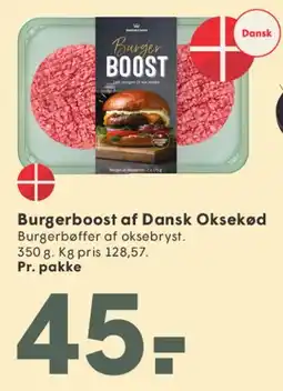 SPAR Burgerboost af Dansk Okskød tilbud