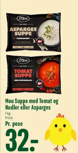 Min Købmand Mou Suppe (Tomat og Nudler eller Asparges) tilbud