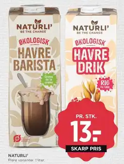 MENY Naturli' Havre (Barista / Drik) tilbud