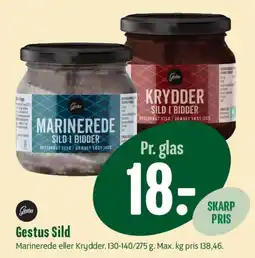 Min Købmand Gestus Sild (Marinerede eller Krydder) tilbud