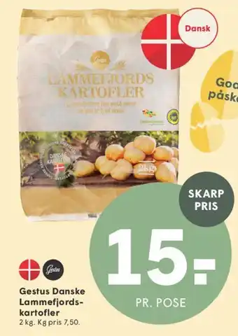 SPAR Gestus Danske Lammefjords-kartofler tilbud