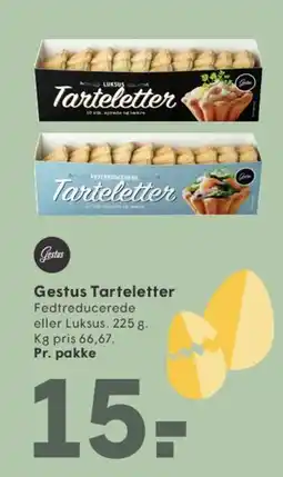 SPAR Gestus Tarteleter tilbud