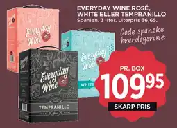 MENY Everyday Wine - Rosé, White eller Tempranillo (3 L box) tilbud