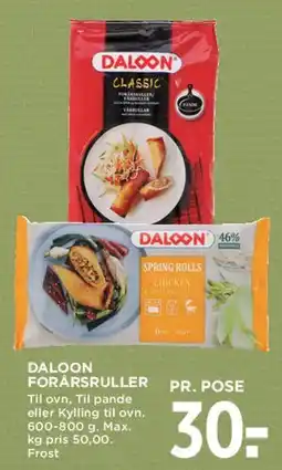 MENY Daloon forårsruller / classic tilbud