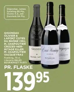 MENY Rødvin - pr. flaske tilbud