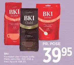 MENY BKI kaffe tilbud
