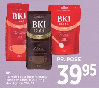 MENY BKI kaffe tilbud