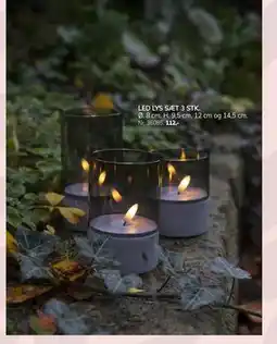 Daells Bolighus LED LYS SÆT 3 STK tilbud