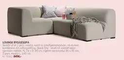 Daells Bolighus LOUNGE BYGGESOFA tilbud