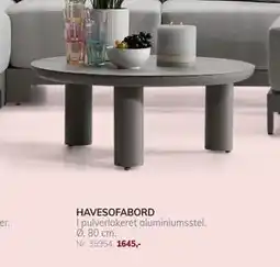 Daells Bolighus HAVESOFABORD tilbud