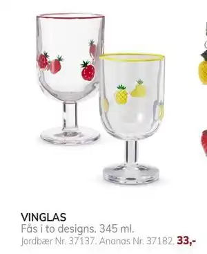 Daells Bolighus VINGLAS tilbud