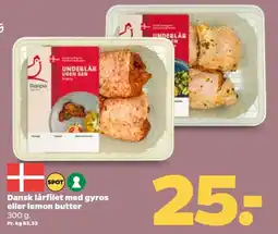 Netto Dansk lårfilet med gyros eller lemon butter tilbud