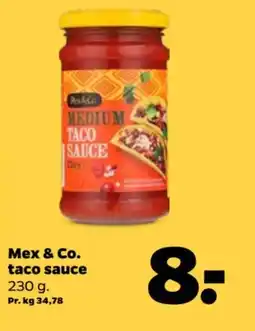 Netto Mex & Co. taco sauce tilbud