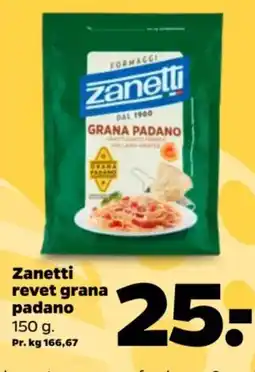 Netto Zanetti revet grana padano tilbud