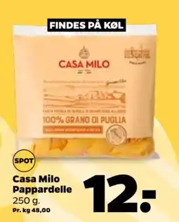 Netto Casa Milo Pappardelle tilbud