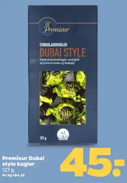 Netto Premieur Dubai style kugler tilbud