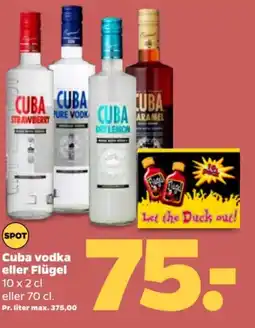 Netto Cuba vodka eller Flügel tilbud