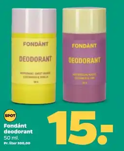 Netto Fondánt deodorant tilbud