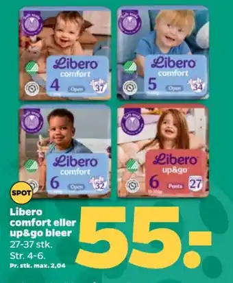 Netto Libero comfort eller up&go bleer tilbud