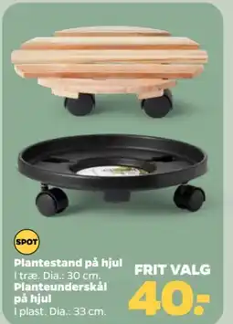 Netto Plantestand på hjul tilbud