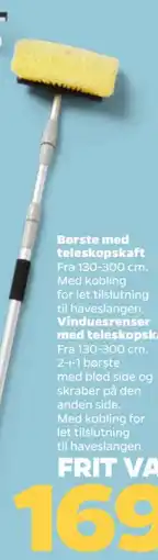 Netto Børste med teleskopskaft tilbud