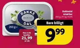 Løvbjerg Bakkedal smørbar tilbud