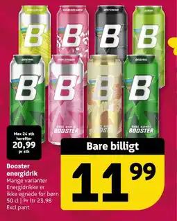 Løvbjerg Booster energidrik tilbud