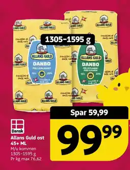 Løvbjerg Allans Guld ost 45+ ML tilbud