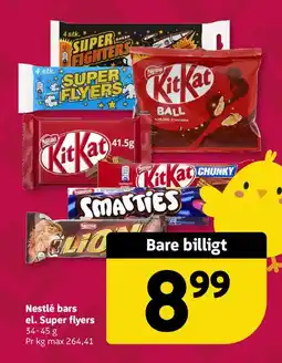 Løvbjerg Nestlé bars el. Super flyers tilbud