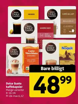 Løvbjerg Dolce Gusto kaffekapsler tilbud