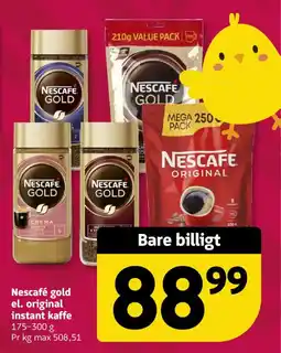 Løvbjerg Nescafé gold el. original instant kaffe tilbud