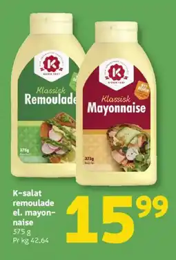 Løvbjerg K-salat remoulade el. mayonnaise tilbud