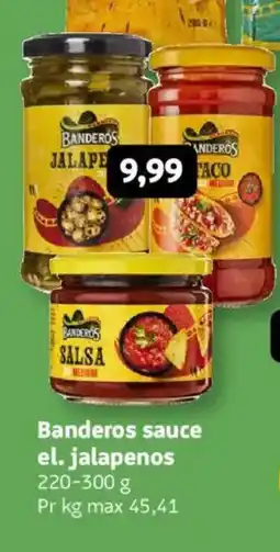 Løvbjerg Banderos sauce el. jalapenos tilbud