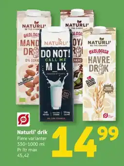 Løvbjerg Naturli' drik tilbud
