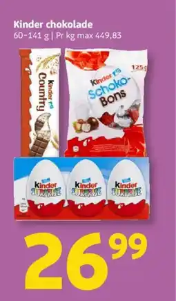 Løvbjerg Kinder chokolade tilbud