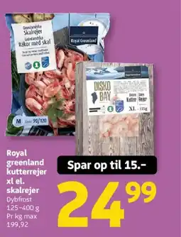 Løvbjerg Royal greenland kutterrejer xl el. skalrejer tilbud